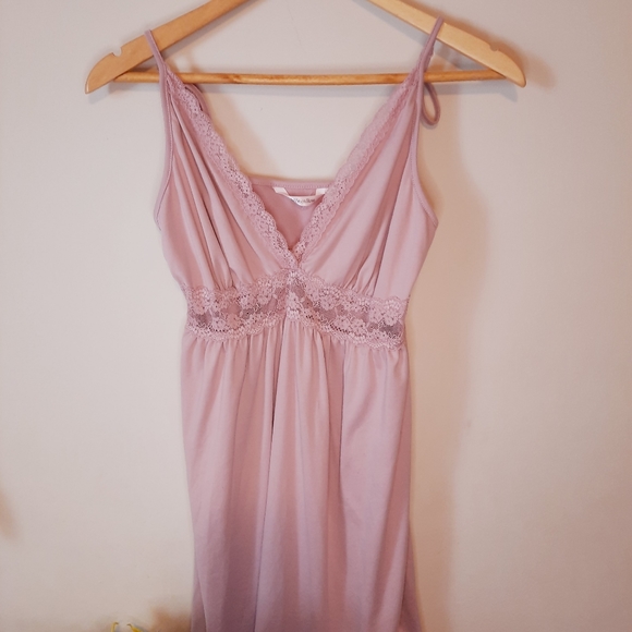 La Vie en Rose babydoll pink skip dress with lace - Picture 7 of 7
